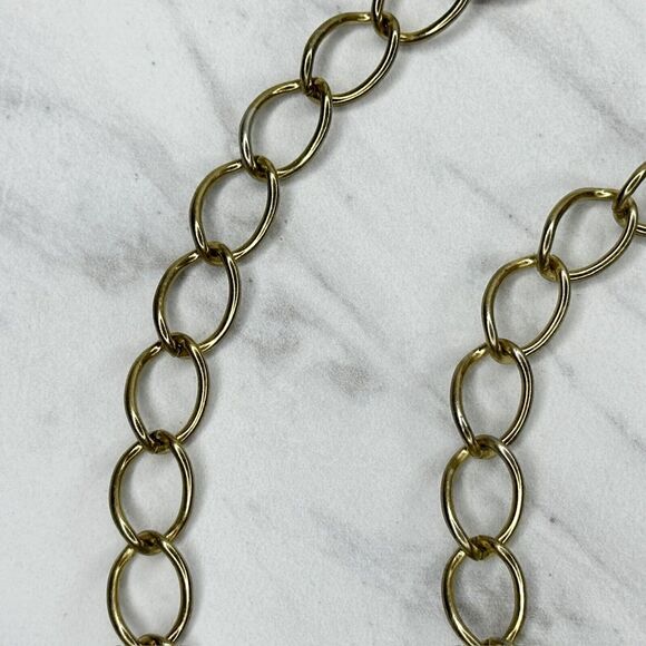 George Washington Coin Metal Chain Link Belt Size Small S Medium M - Picture 6 of 12